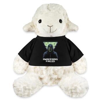 Éveil échoué – Bug cyber rétro - Mouton en peluche Annika MiniFeet® - noir - Devant