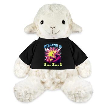 Funny Gaming Gamer Cat - MiniFeet® Sheep Annika - black - Front