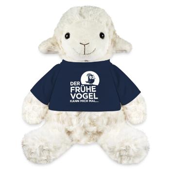 Le lève-tôt me fait ! - Mouton en peluche Annika MiniFeet® - bleu marine - Devant