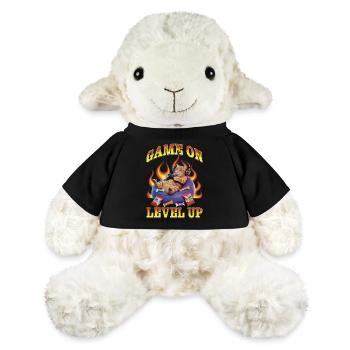 Funny Gaming Gamer Cat - MiniFeet® Sheep Annika - black - Front