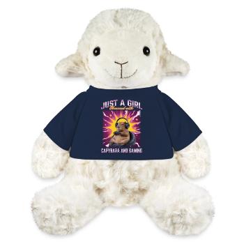 Joueur Drôle de Capybara - Mouton en peluche Annika MiniFeet® - bleu marine - Devant