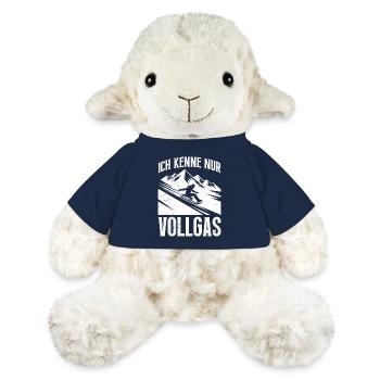 Schlitten Training ICH KENNE NUR VOLLGAS LUSTIG - MiniFeet® Schaf Annika - French Navy - Vorne