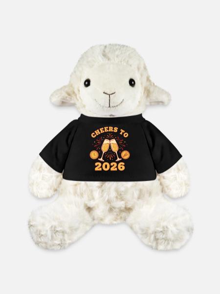 Prost auf die Neujahrsfeier 2026 - MiniFeet® Schaf Annika - Schwarz