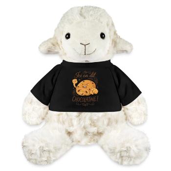 Hier sagen wir Chocolatine! - MiniFeet® Schaf Annika - Schwarz - Vorne