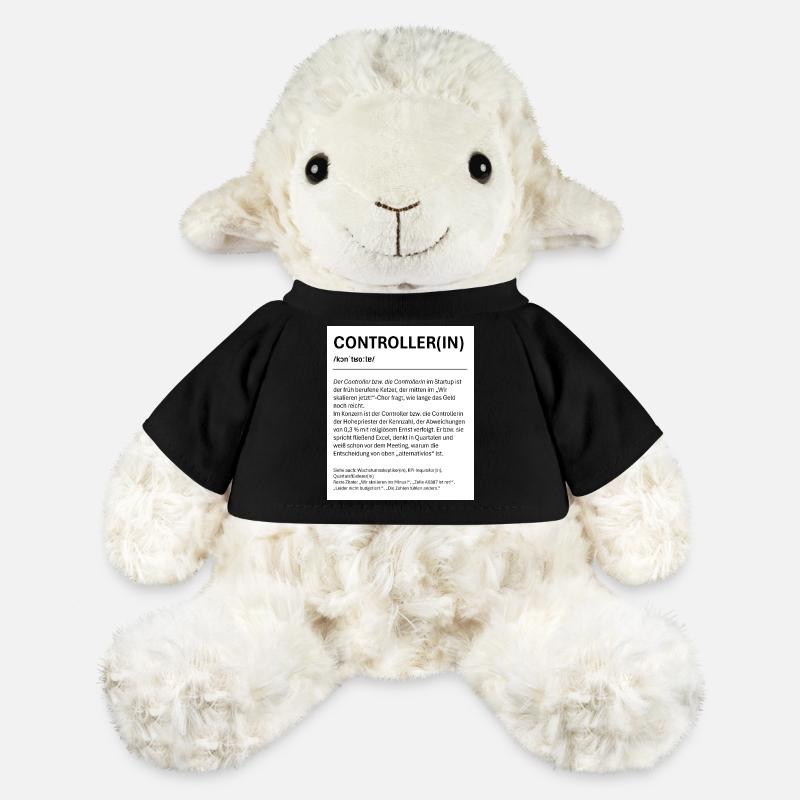 Impression de conception de contrôleur - Mouton en peluche Annika MiniFeet® - noir