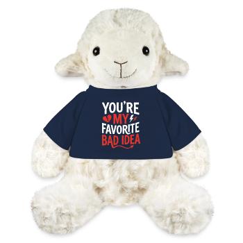 Ma mauvaise idée préférée - Mouton en peluche Annika MiniFeet® - bleu marine - Devant