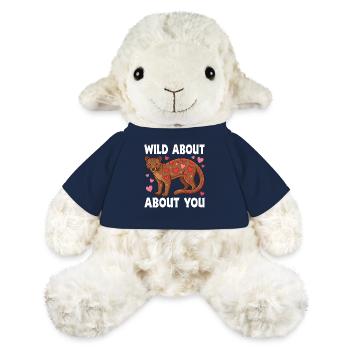 Wild About You Fossa Animal Valentine Liebeswortspiel - MiniFeet® Schaf Annika - French Navy - Vorne