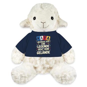 KIta Abgänger Abschied Abschluss Abschlussgeschenk - MiniFeet® Schaf Annika - French Navy - Vorne