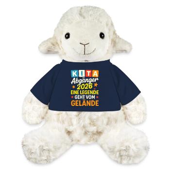 KIta Abgänger Abschied Abschluss Abschlussgeschenk - MiniFeet® Schaf Annika - French Navy - Vorne