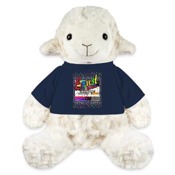 Ernst fait une pause dans la radiodiffusion aujourd’hui | Costume de film test - Mouton en peluche Annika MiniFeet® - bleu marine - Devant