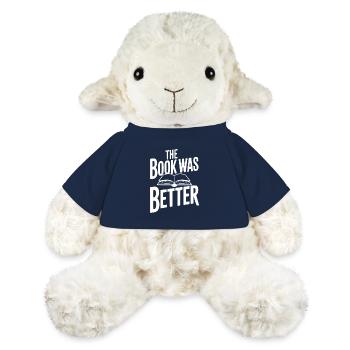 Le livre était meilleur - Mouton en peluche Annika MiniFeet® - bleu marine - Devant