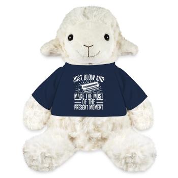 Harmonica Musican Just Blow & Present Moment - MiniFeet® Sheep Annika - french navy - Front