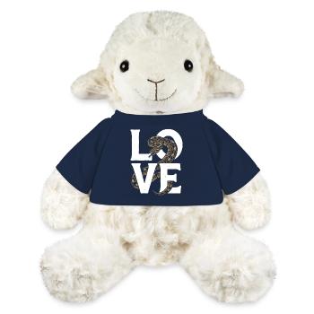Königspython Schlangen LOVE Terrarium Python - MiniFeet® Schaf Annika - French Navy - Vorne