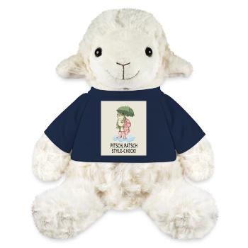 Cooler Frosch im Style Check - MiniFeet® Schaf Annika - French Navy - Vorne