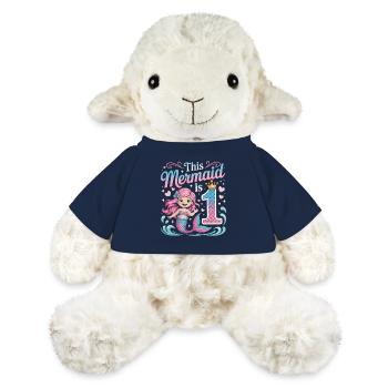 Meerjungfrau 1. Geburtstag 1 Jahr - MiniFeet® Schaf Annika - French Navy - Vorne