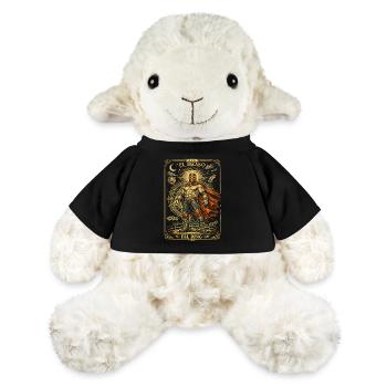 Lucha Libre Luchador Tarot Card - Mouton en peluche Annika MiniFeet® - noir - Devant