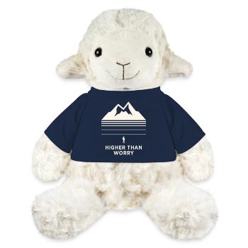 Higher Than Worry Berg Motiv - MiniFeet® Schaf Annika - French Navy - Vorne