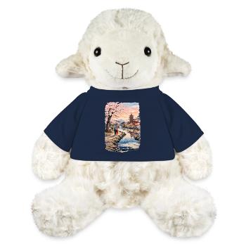 Traditioneller Japanischer Kirschblüten - MiniFeet® Schaf Annika - French Navy - Vorne