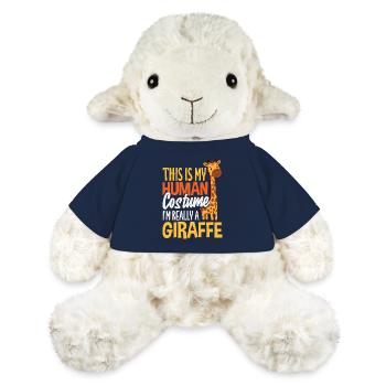C’est mon costume de girafe humaine - Mouton en peluche Annika MiniFeet® - bleu marine - Devant