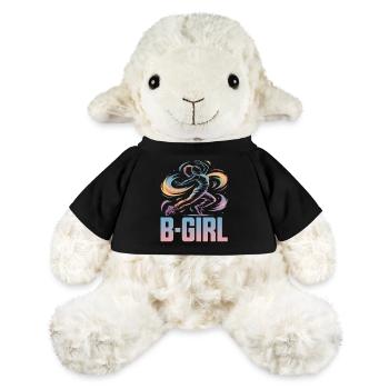 B-Girl Breakdance Streetstyle Retro Design - MiniFeet® Sheep Annika - black - Front