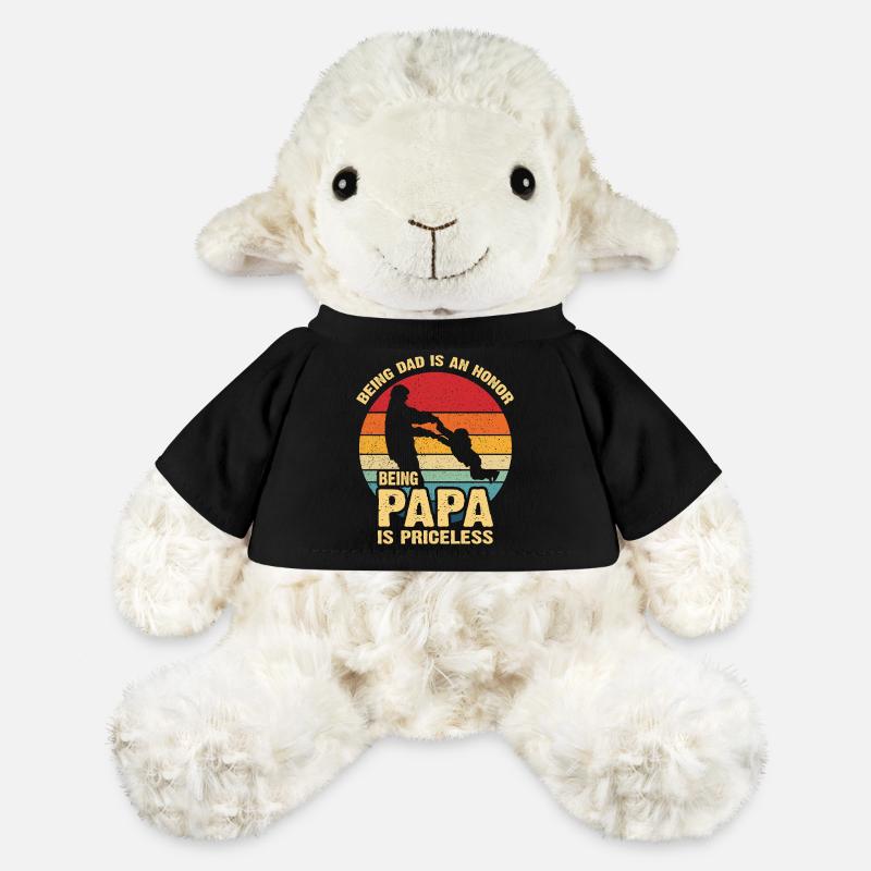Papa Pride Sonnenuntergang Retro - MiniFeet® Schaf Annika - Schwarz