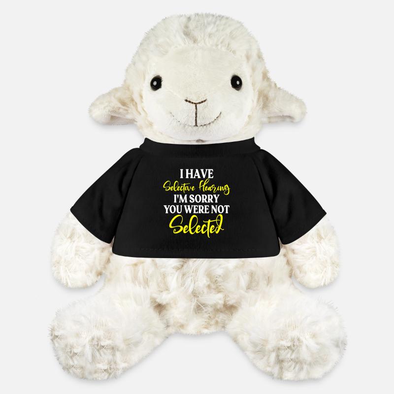 Selective Hearing Not Selected - MiniFeet® Sheep Annika - black