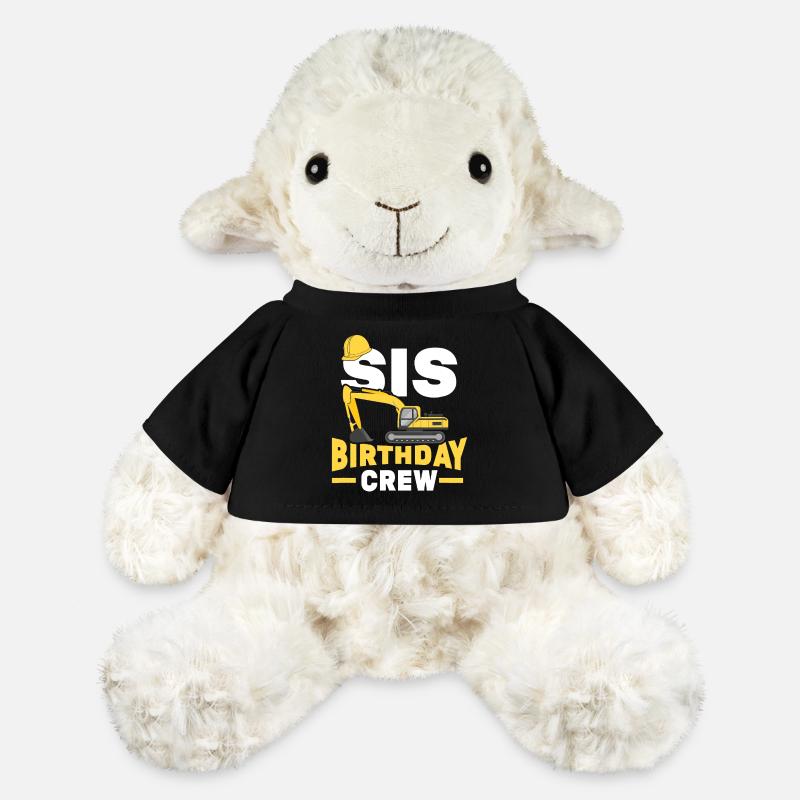SIS Birthday Crew Construction - MiniFeet® Sheep Annika - black