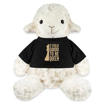 It Feels Good to Be a Queen – Chess Design - MiniFeet® Sheep Annika - black - Front