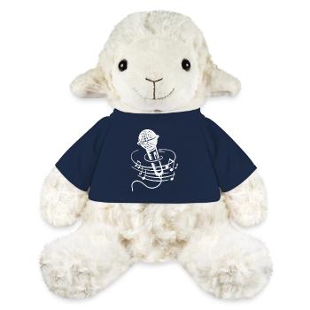 Sänger Mikrofon Karaoke Musiker Mikrophon Singen - MiniFeet® Schaf Annika - French Navy - Vorne