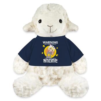 Avertissement : On peut commencer spontanément à parler d’anim - Mouton en peluche Annika MiniFeet® - bleu marine - Devant