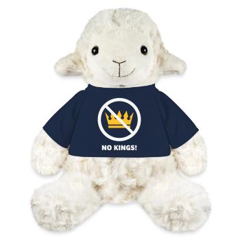 Pas de rois ! (Projet de protestation / NEG 2C) - Mouton en peluche Annika MiniFeet® - bleu marine - Devant