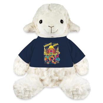 Vibrant India Taj Mahal - MiniFeet® Schaf Annika - French Navy - Vorne