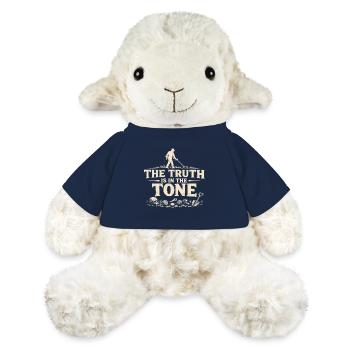 La vérité réside dans le ton | Détecteur de sonde - Mouton en peluche Annika MiniFeet® - bleu marine - Devant
