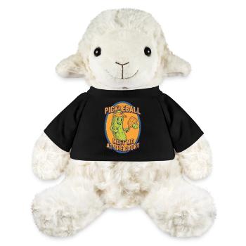 Pickleball Funny Player Meet Me At The Court Play - MiniFeet® Sheep Annika - black - Front