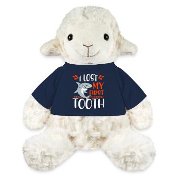 Premier Tooth Shark Tee - Mouton en peluche Annika MiniFeet® - bleu marine - Devant