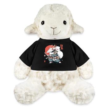 Samurai Squirrel Japanese Warrior Ukiyo-e Style Su - MiniFeet® Sheep Annika - black - Front