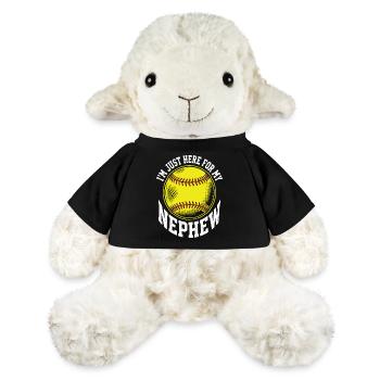Ich bin nur wegen meines Neffen Softball hier. - MiniFeet® Schaf Annika - Schwarz - Vorne