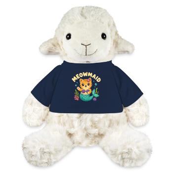  Meowmaid Niedliche Katze Meerjungfrau Wortspiel - MiniFeet® Schaf Annika - French Navy - Vorne