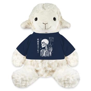 Kaffee Skelett Japan Style Shirt - MiniFeet® Schaf Annika - French Navy - Vorne