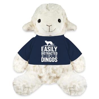 Dingos Sprüche Dingo Lustiges Dingos Geschenk - MiniFeet® Schaf Annika - French Navy - Vorne