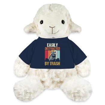 Panda Poubelle - Mouton en peluche Annika MiniFeet® - bleu marine - Devant
