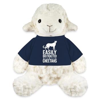 Paroles du guépard Cadeau drôle de guépard - Mouton en peluche Annika MiniFeet® - bleu marine - Devant