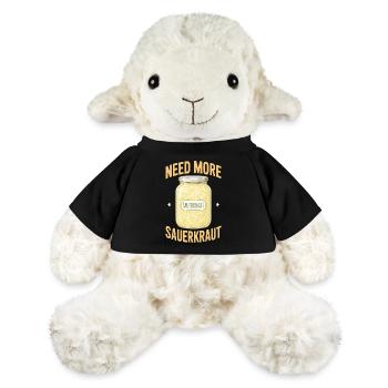 Sauerkraut Gerichte Sauerkohl Geschenk - MiniFeet® Schaf Annika - Schwarz - Vorne