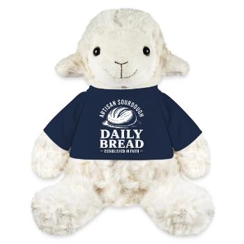 Tee du pain au levain artisanal - Mouton en peluche Annika MiniFeet® - bleu marine - Devant