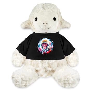 Japanese macaque gift - MiniFeet® Sheep Annika - black - Front