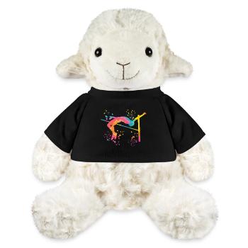 Hochspringer Wasserfarben Hochsprung - MiniFeet® Schaf Annika - Schwarz - Vorne