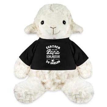 Geboren um mit Papa Schlagzeug zu spielen - MiniFeet® Schaf Annika - Schwarz - Vorne