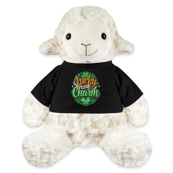 Porte-bonheur - Saint-Patrick - Irlande - Mouton en peluche Annika MiniFeet® - noir - Devant