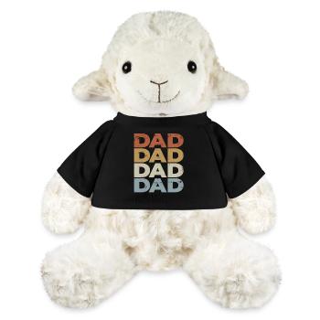Dad - Bester Papa - Vatertag vintage - MiniFeet® Schaf Annika - Schwarz - Vorne