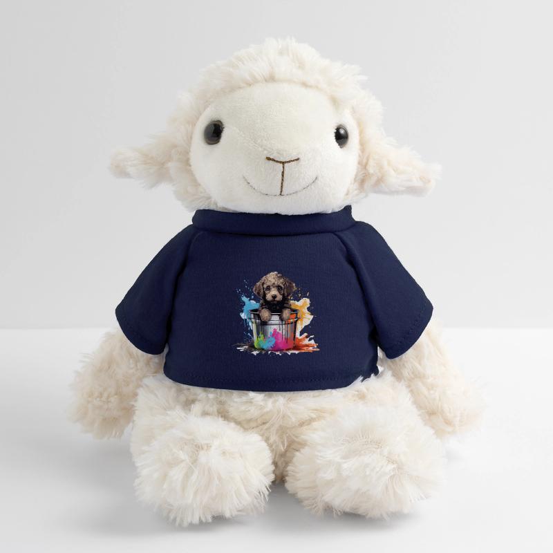 Seau de peinture chien caniche mignon Mouton en peluche Annika MiniFeet®